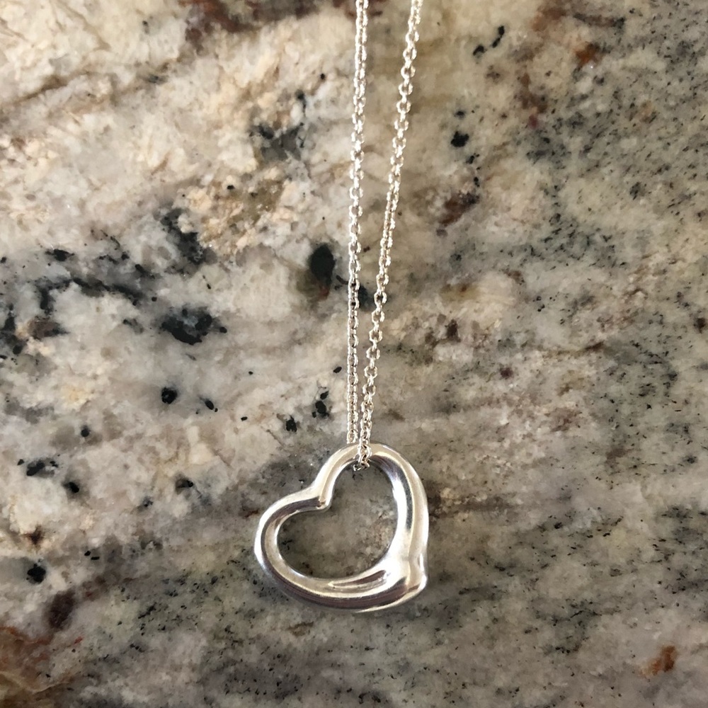 Tiffany & Co Elsa Peretti Open Heart Pendant